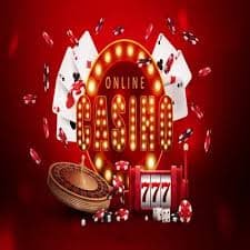 Mobile phone displaying live casino interface with game selection